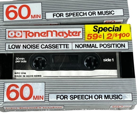 ToneMaster Low Noise Cassette - Set of 2 NEW IN PACKAGE - Picture 5 of 5